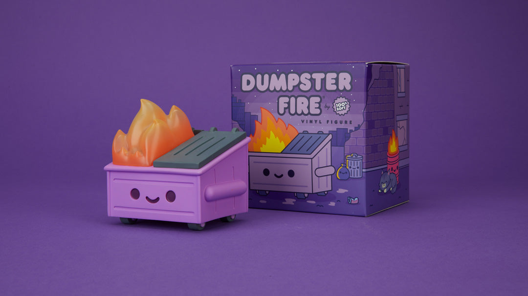 Dumpster Fire - Cough Syrup Purple Vinyl Figure