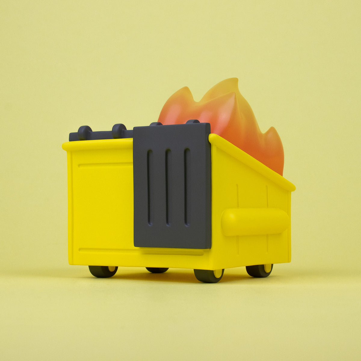 Dumpster Fire Vinyl Figure - Not so Mellow Yellow