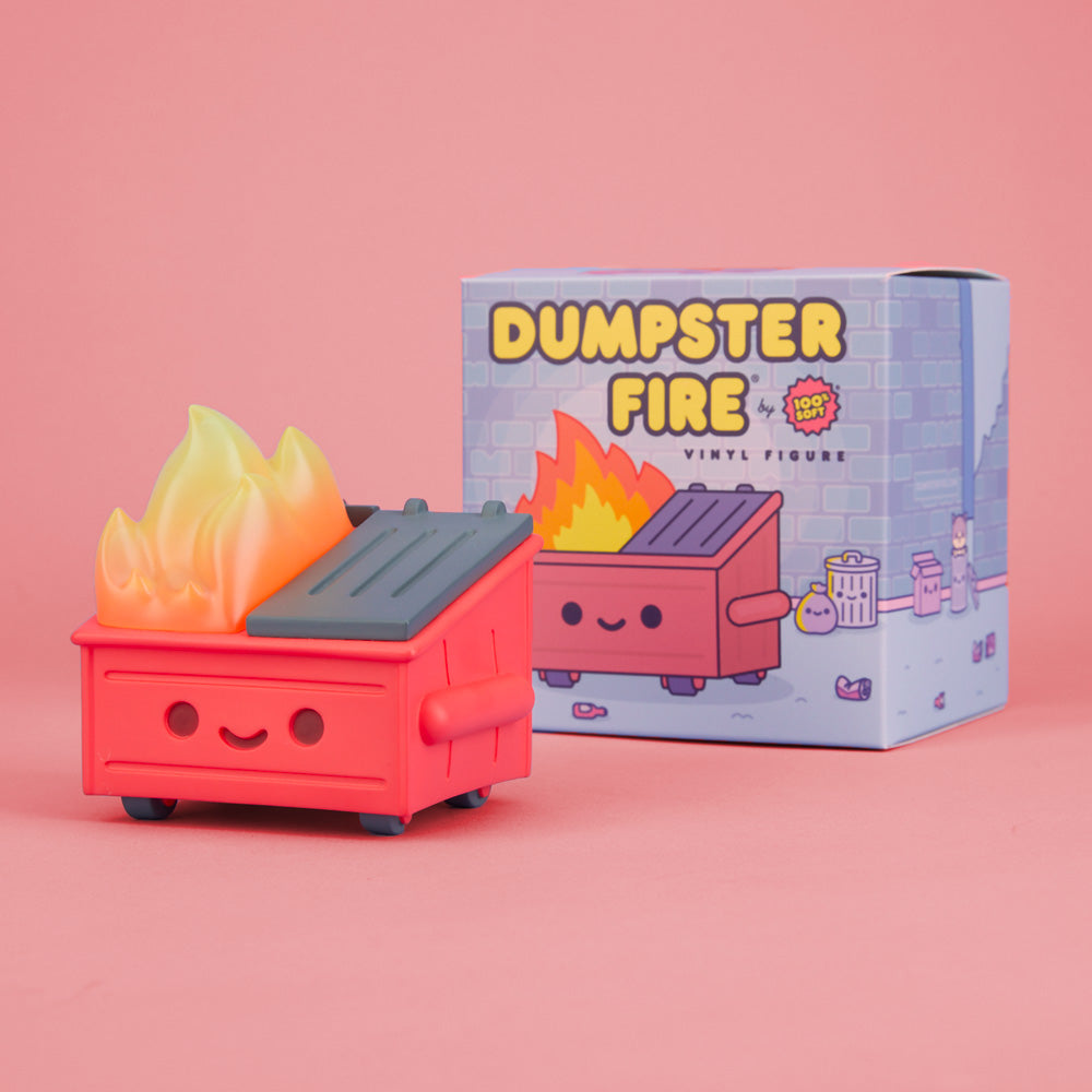 Dumpster Fire Vinyl Figure - Sunburn Red