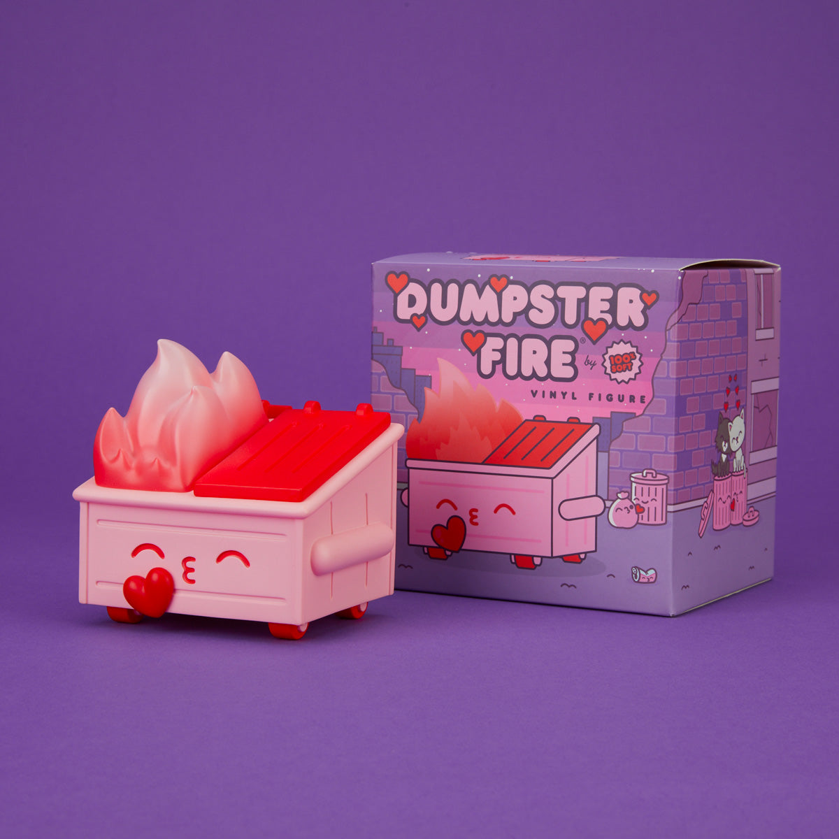 Dumpster Fire - Kiss Me, I&#39;m Trash Vinyl Figure