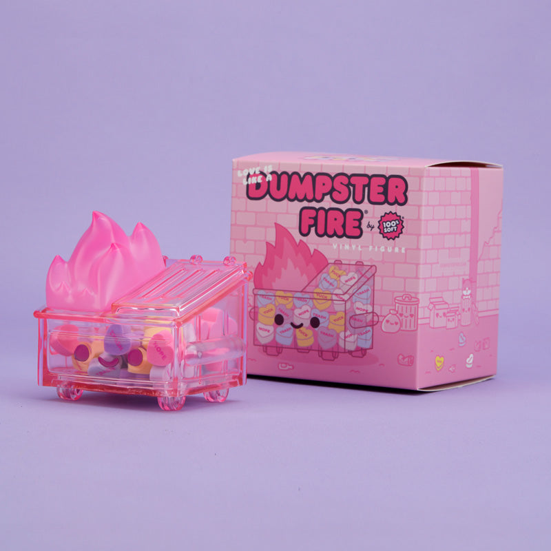 Dumpster Fire 2021 Valentine&#39;s Vinyl Figure