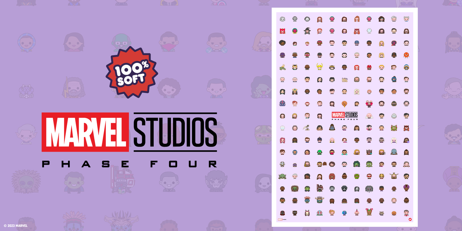 Marvel Studios' Phase 4 Emoji Poster and Defender Strange Enamel Pin