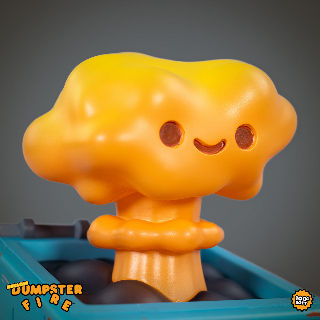 Nuclear Dumpster Fire & Lil Meltdown Vinyl Figure