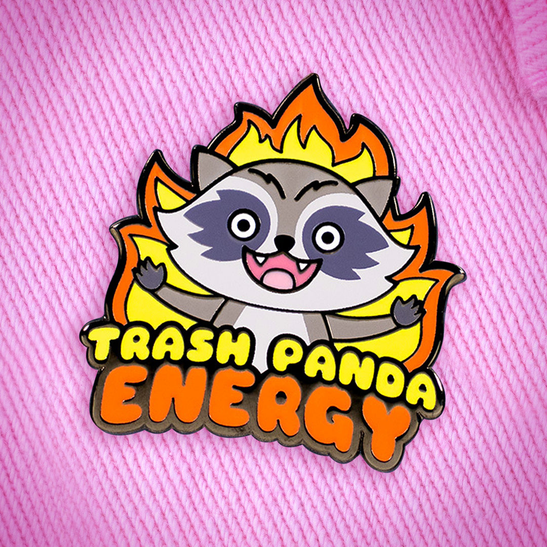 Trash Panda Energy Enamel Pin