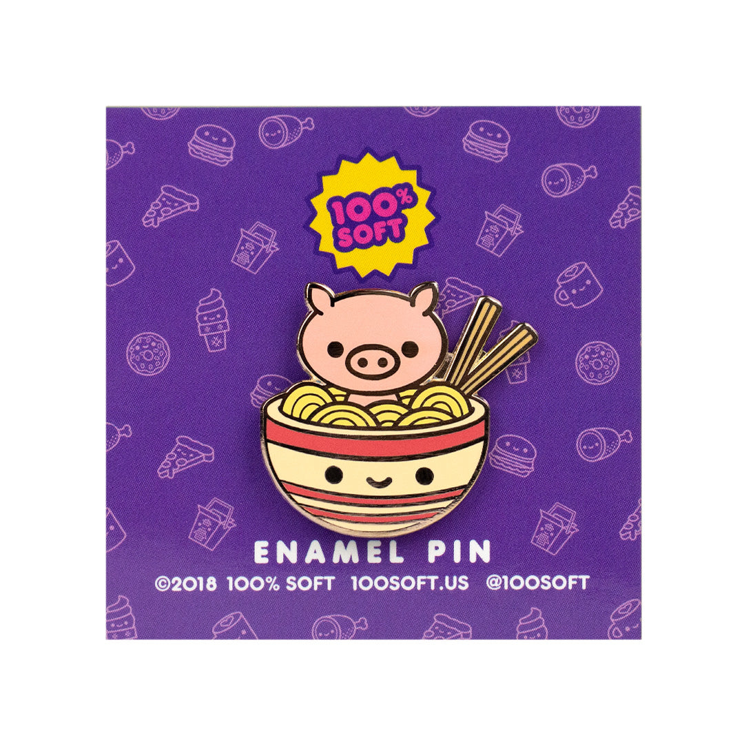 Ramen Pig Enamel Pin