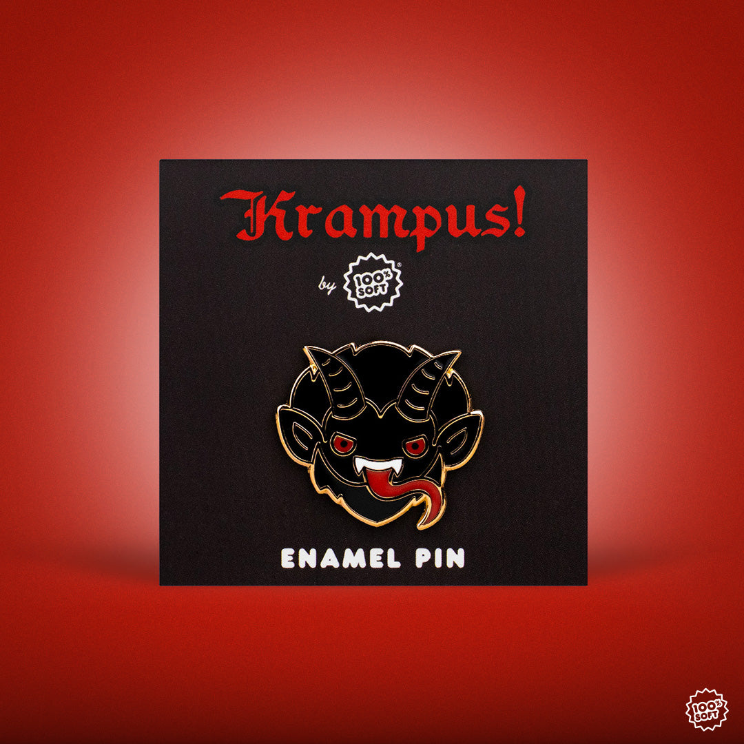 Krampus Enamel Pin