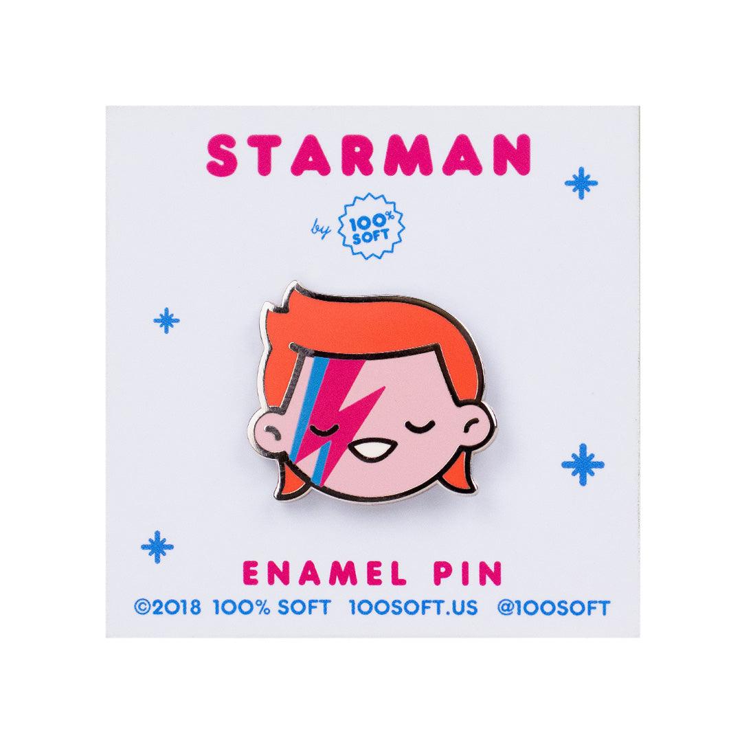 Starman Enamel Pin
