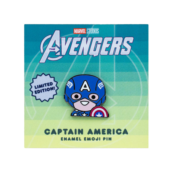 Captain America (Avengers) Enamel Pin - 100% Soft