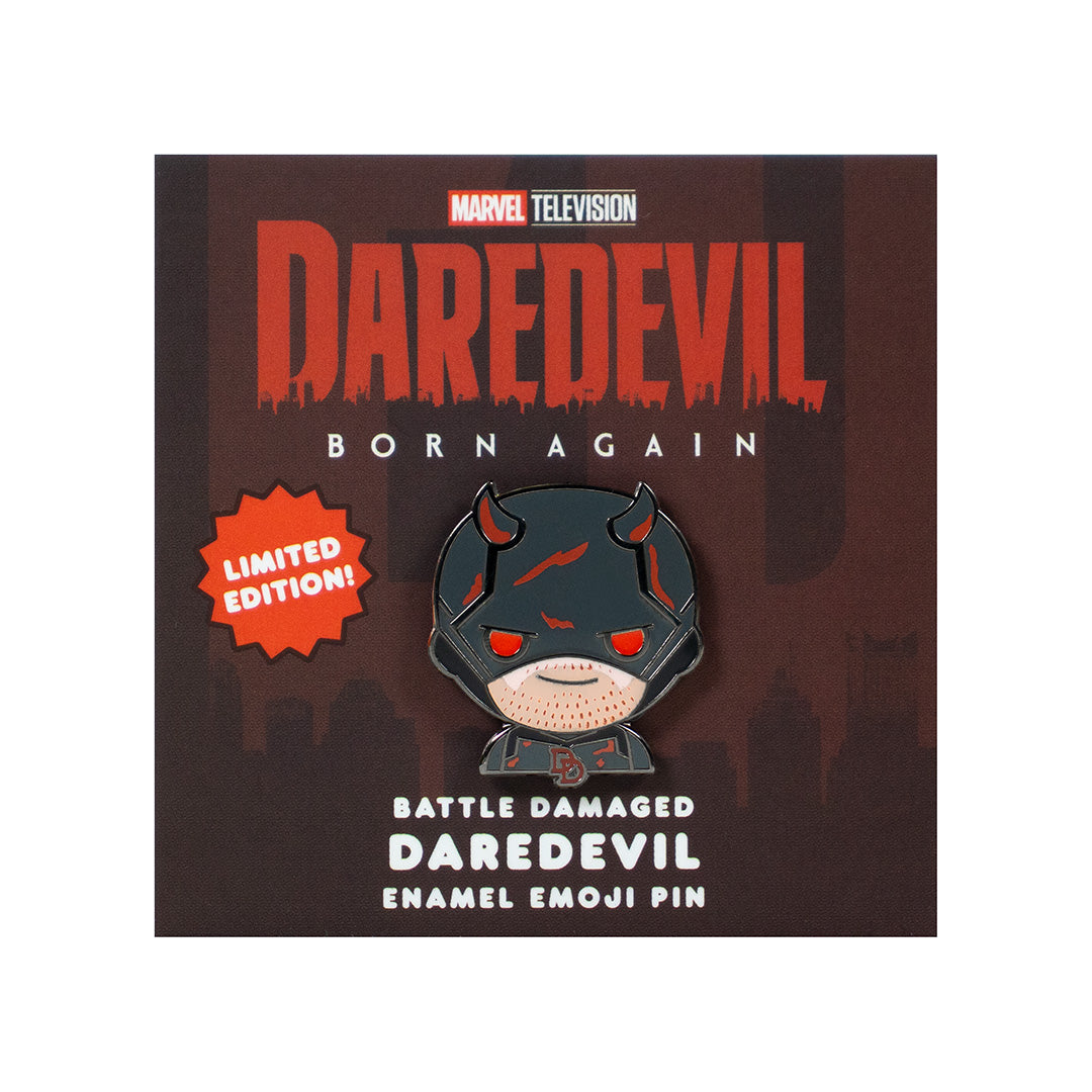 Battle Damaged Daredevil Enamel Pin