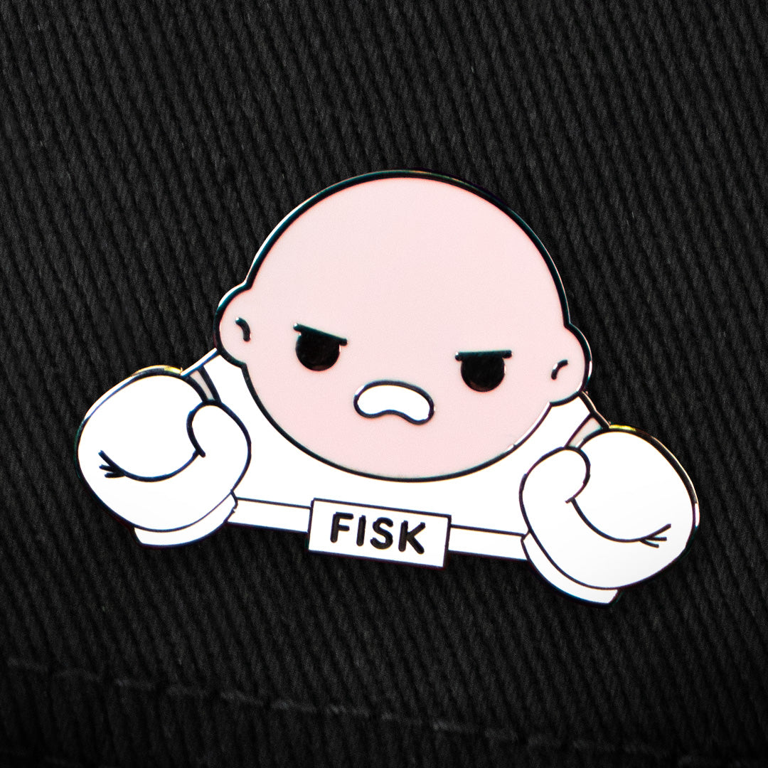 Kitboxer Pin Kingpin Boxer Enamel Pin - 100% Soft