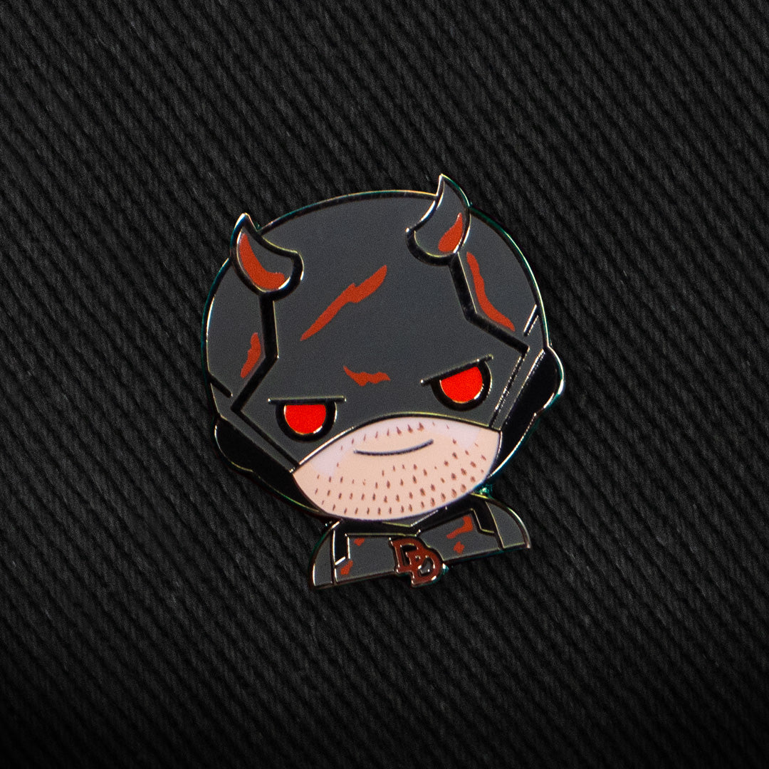 Battle Damaged Daredevil Enamel Pin