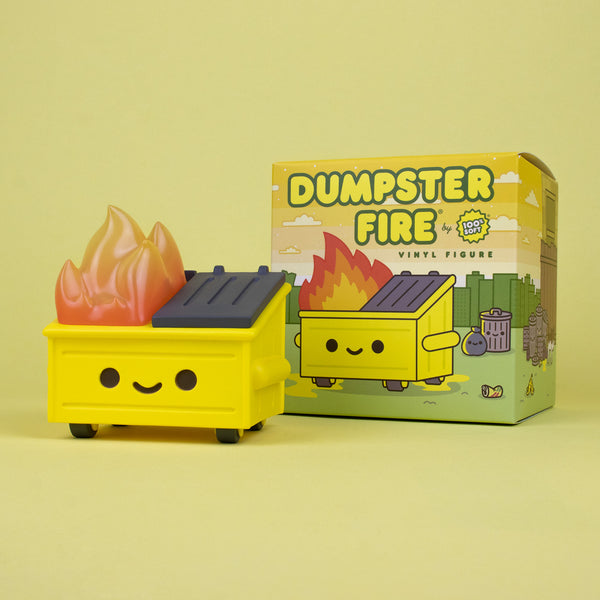 Dumpster Fire Vinyl Figure - Not so Mellow Yellow - 100% Soft