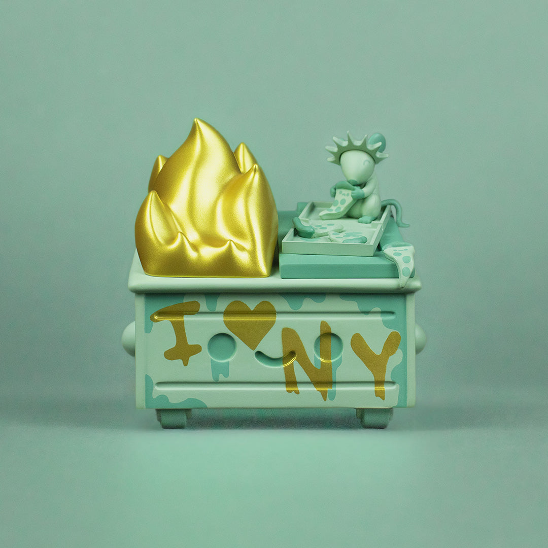 Dumpster Fire - Pizza Rat Vinyl Figure - Liberty Edition