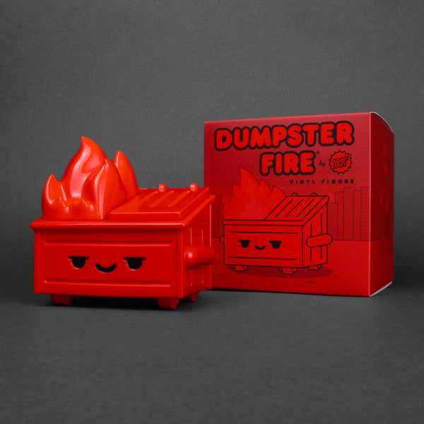 Dumpster Fire - Red Hot Vinyl Figure - 100% Soft