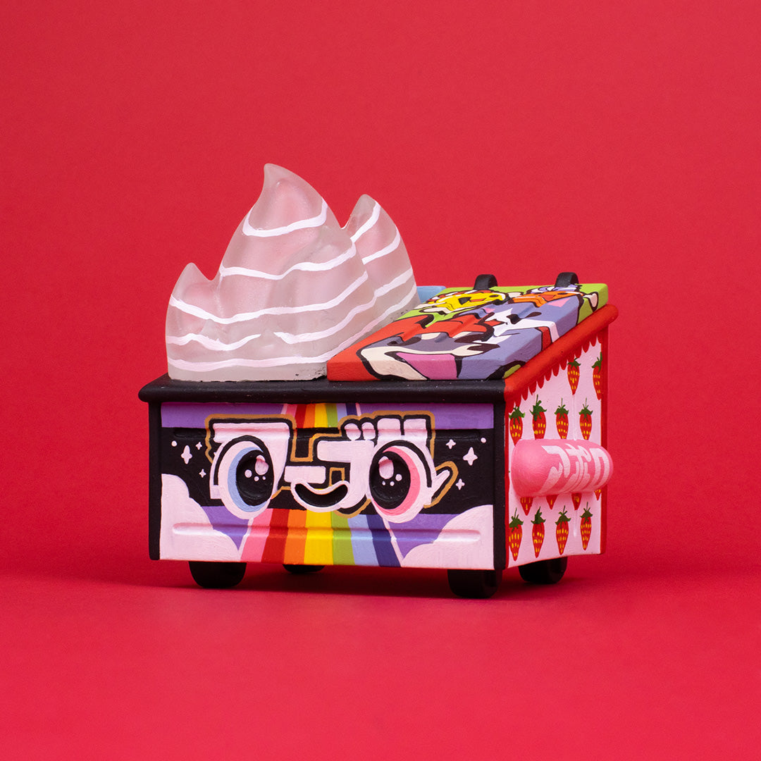 Dumpster Fire Vinyl Figure - JCORP Custom