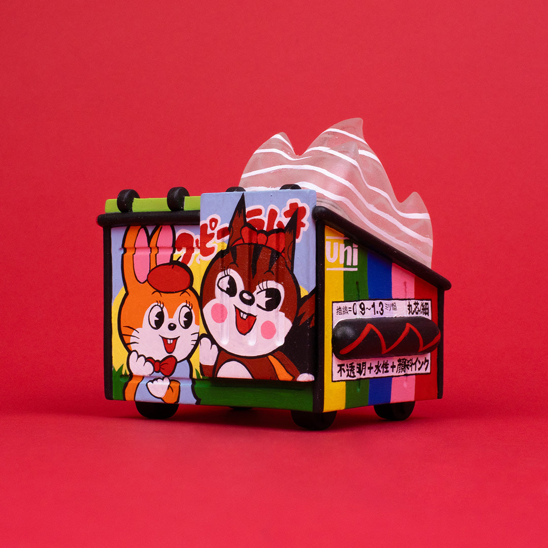 Dumpster Fire Vinyl Figure - JCORP Custom