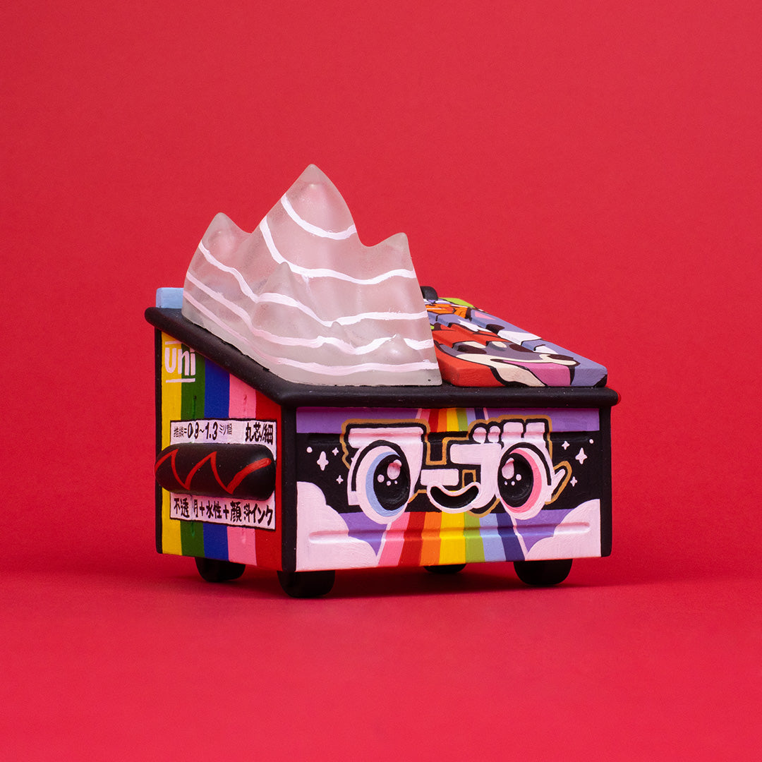 Dumpster Fire Vinyl Figure - JCORP Custom