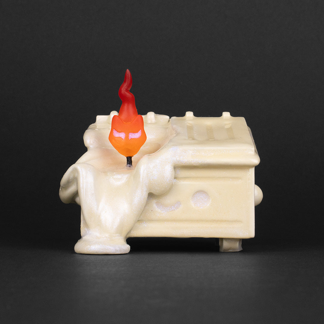 Dumpster Fire Vinyl Figure - Kaiju Steven Custom