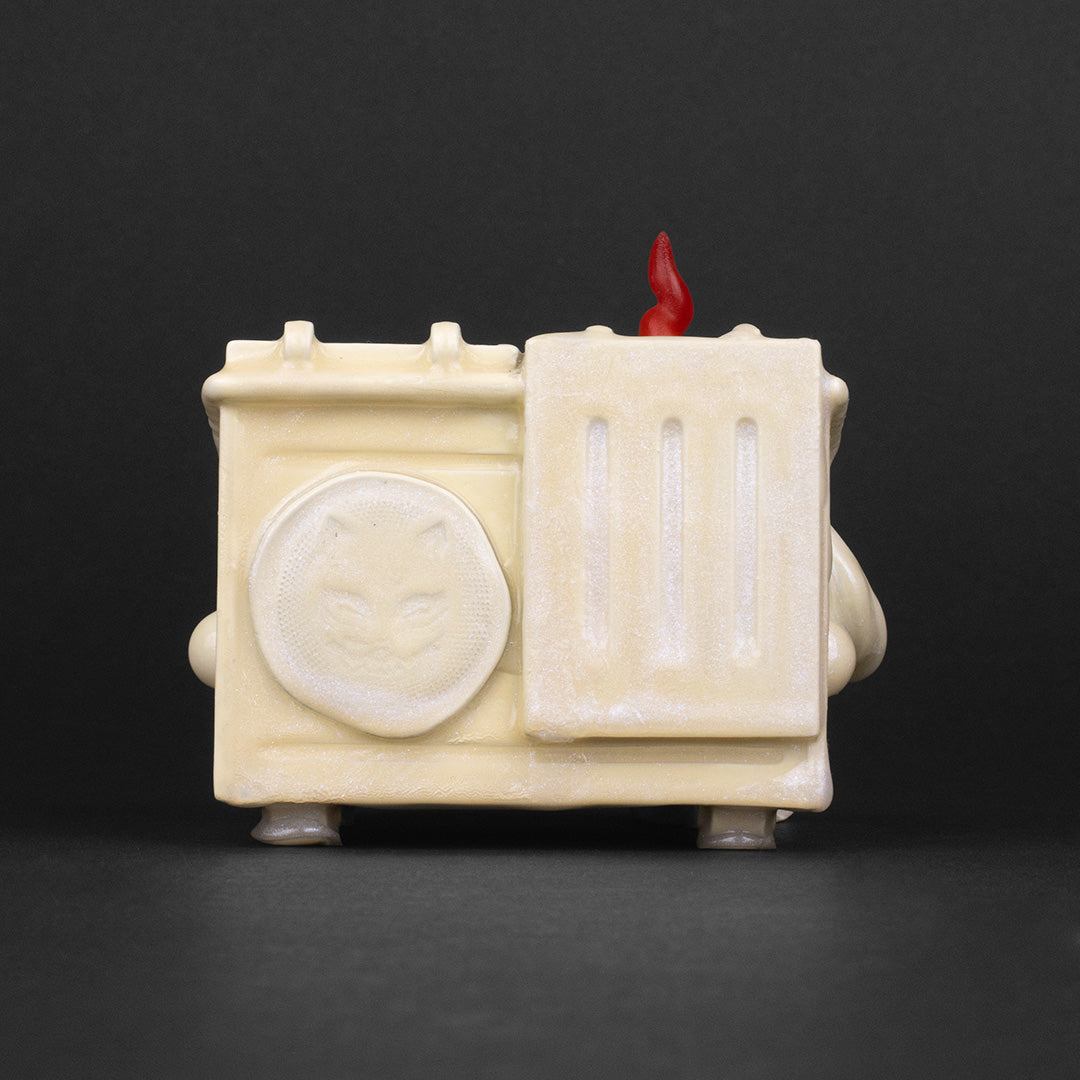 Dumpster Fire Vinyl Figure - Kaiju Steven Custom
