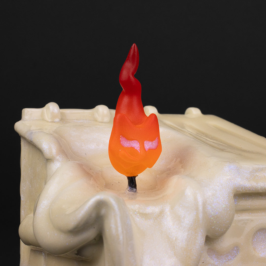 Dumpster Fire Vinyl Figure - Kaiju Steven Custom