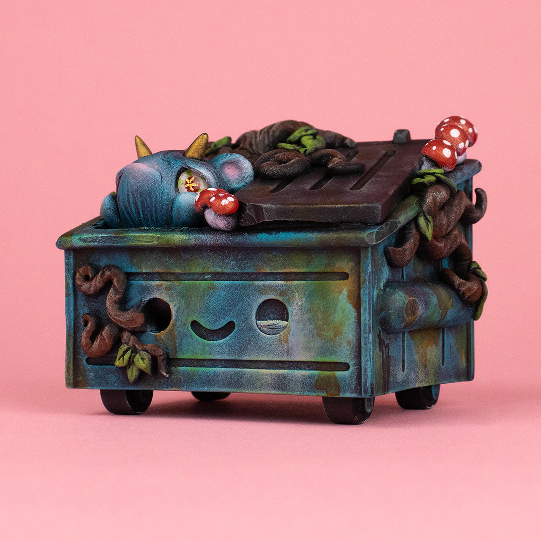 Dumpster Fire Vinyl Figure - Owlberry Lane Custom