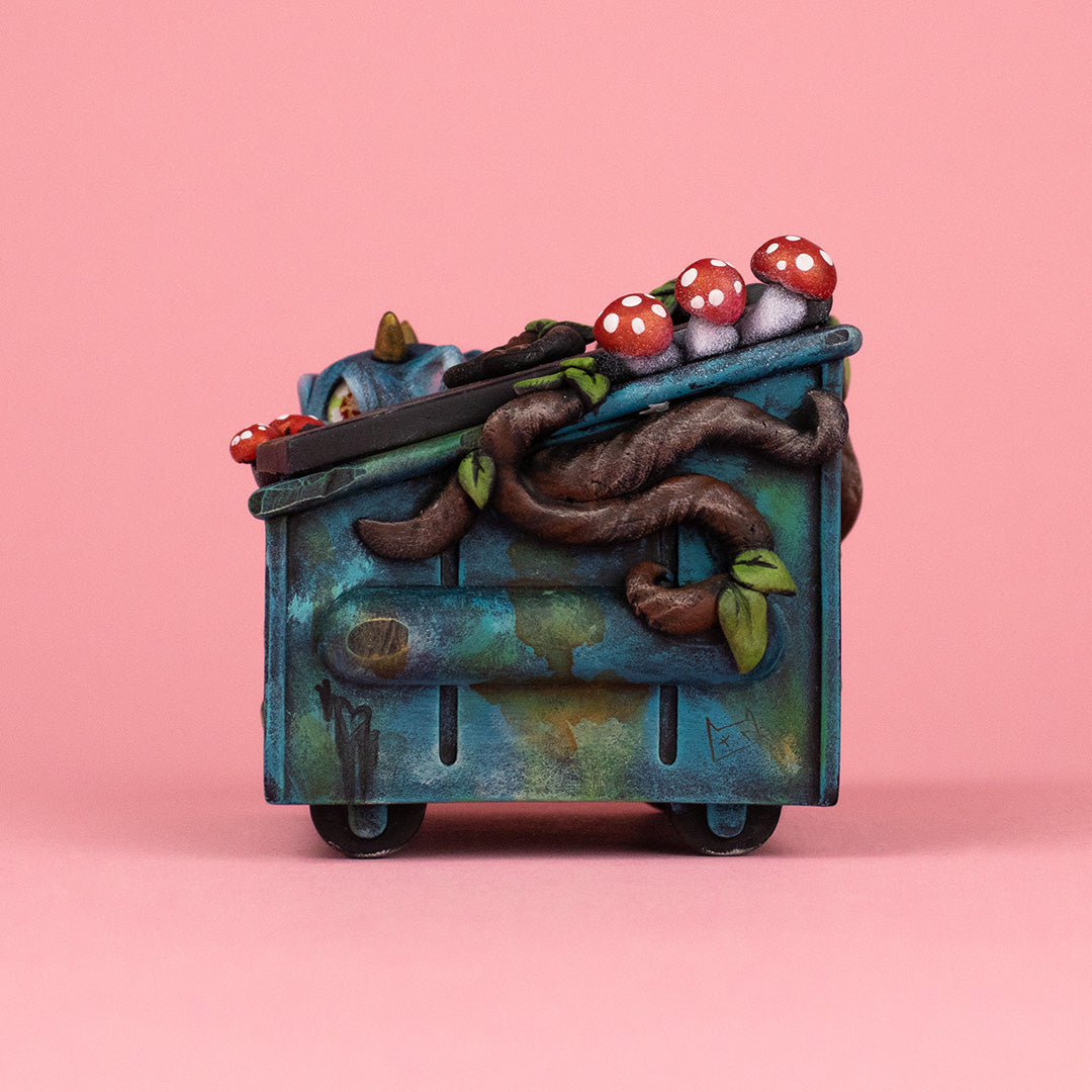 Dumpster Fire Vinyl Figure - Owlberry Lane Custom