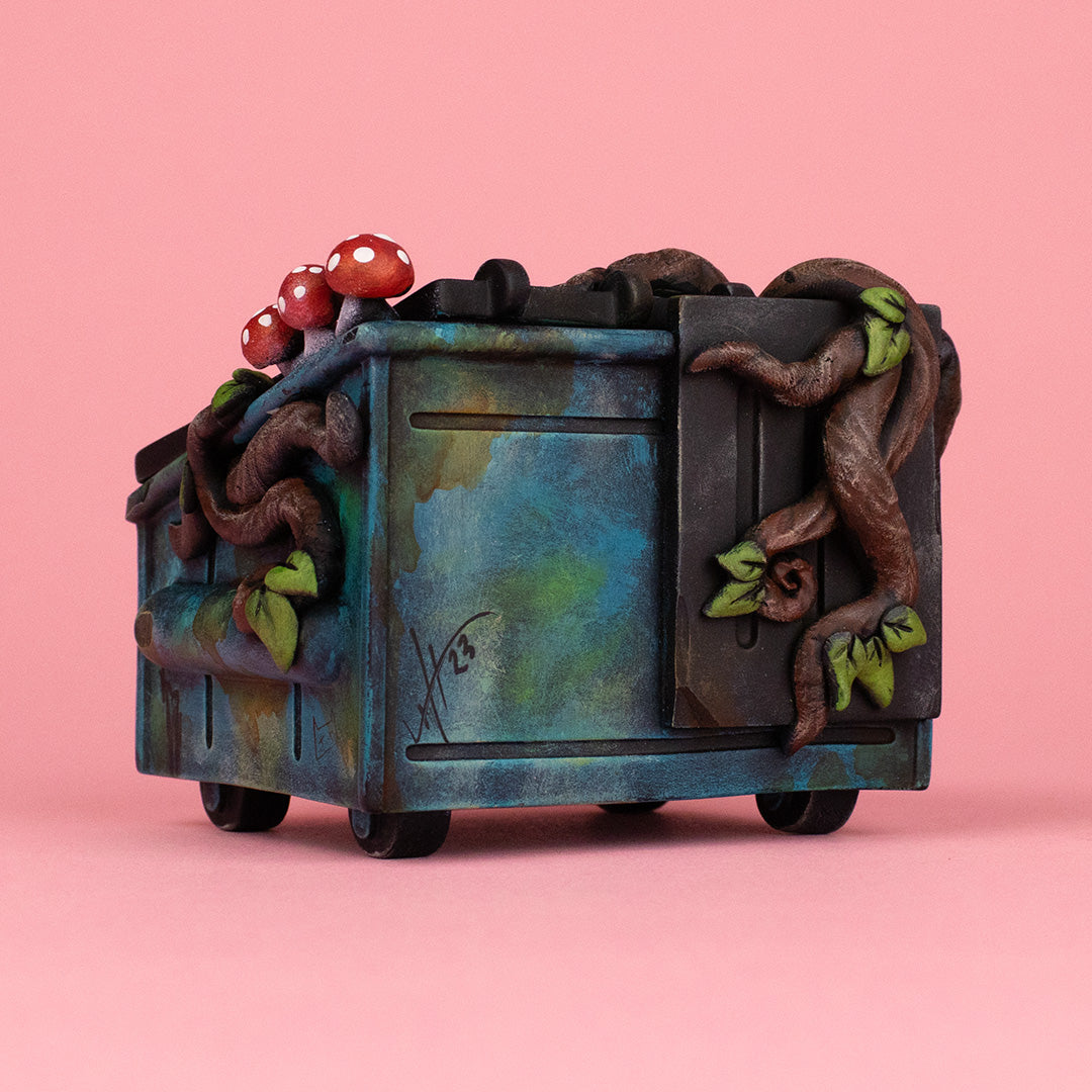 Dumpster Fire Vinyl Figure - Owlberry Lane Custom