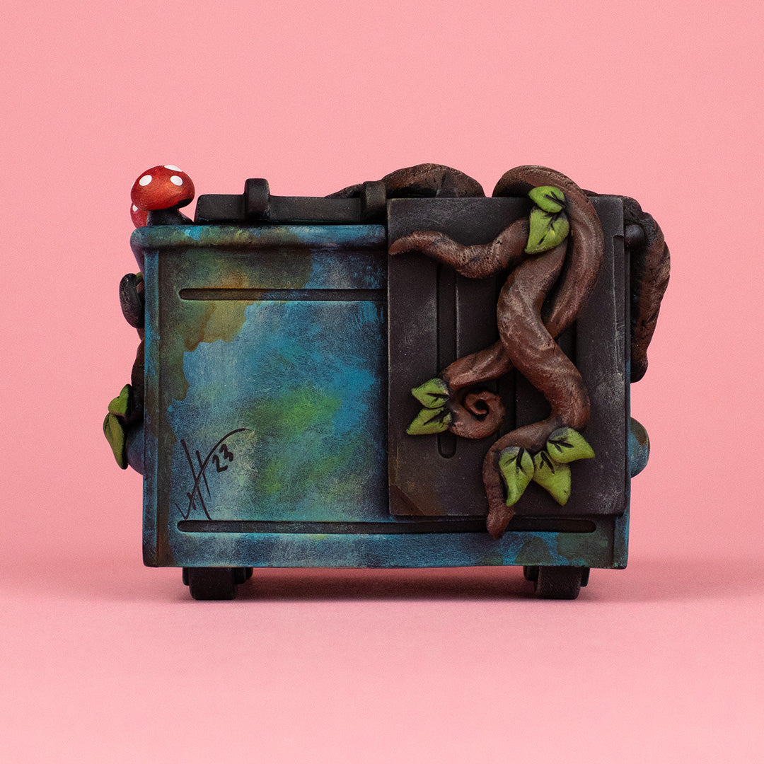 Dumpster Fire Vinyl Figure - Owlberry Lane Custom