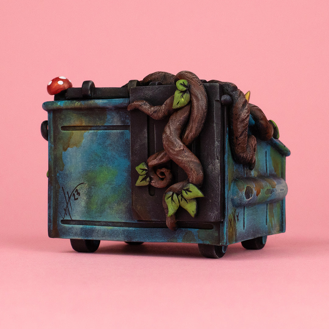 Dumpster Fire Vinyl Figure - Owlberry Lane Custom