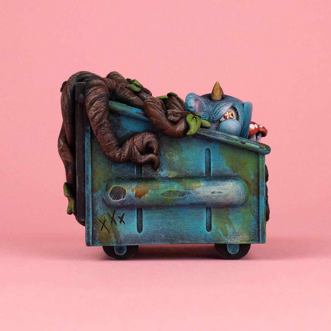 Dumpster Fire Vinyl Figure - Owlberry Lane Custom
