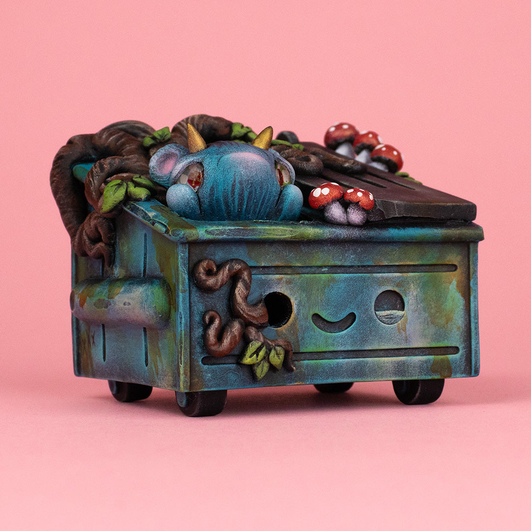 Dumpster Fire Vinyl Figure - Owlberry Lane Custom