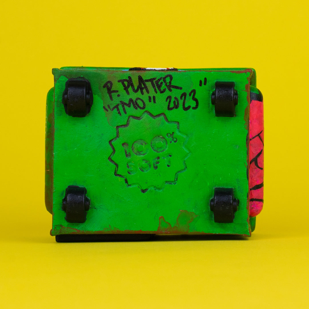 Dumpster Fire Vinyl Figure - TMO Rob Plater Custom