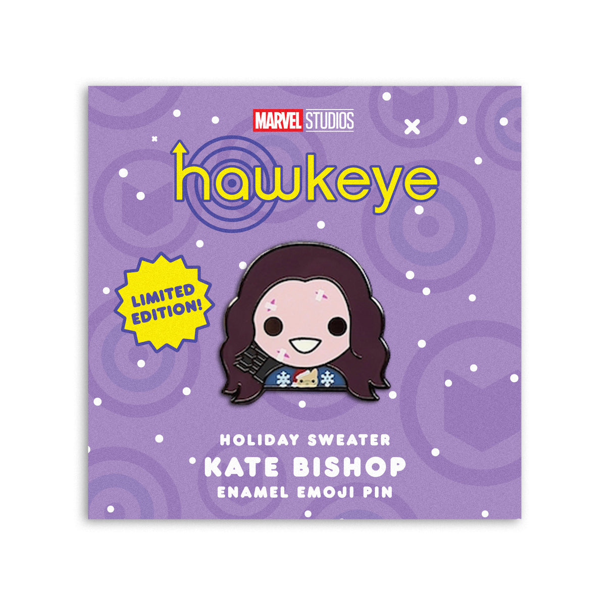 Holiday Sweater Kate Bishop Enamel Pin