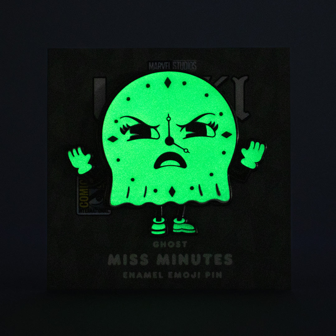 Ghost Miss Minutes Enamel Pin