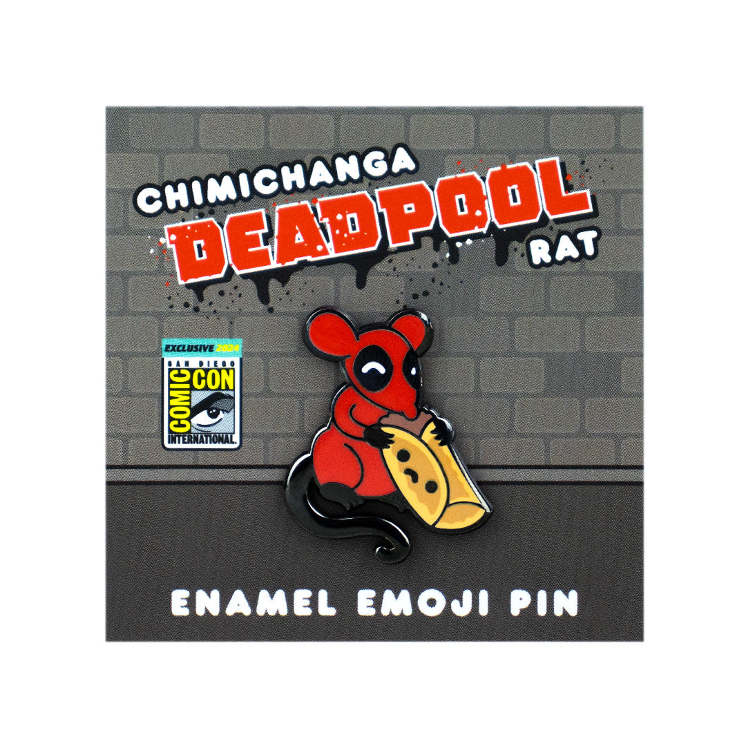 Chimichanga Rat Enamel Pin