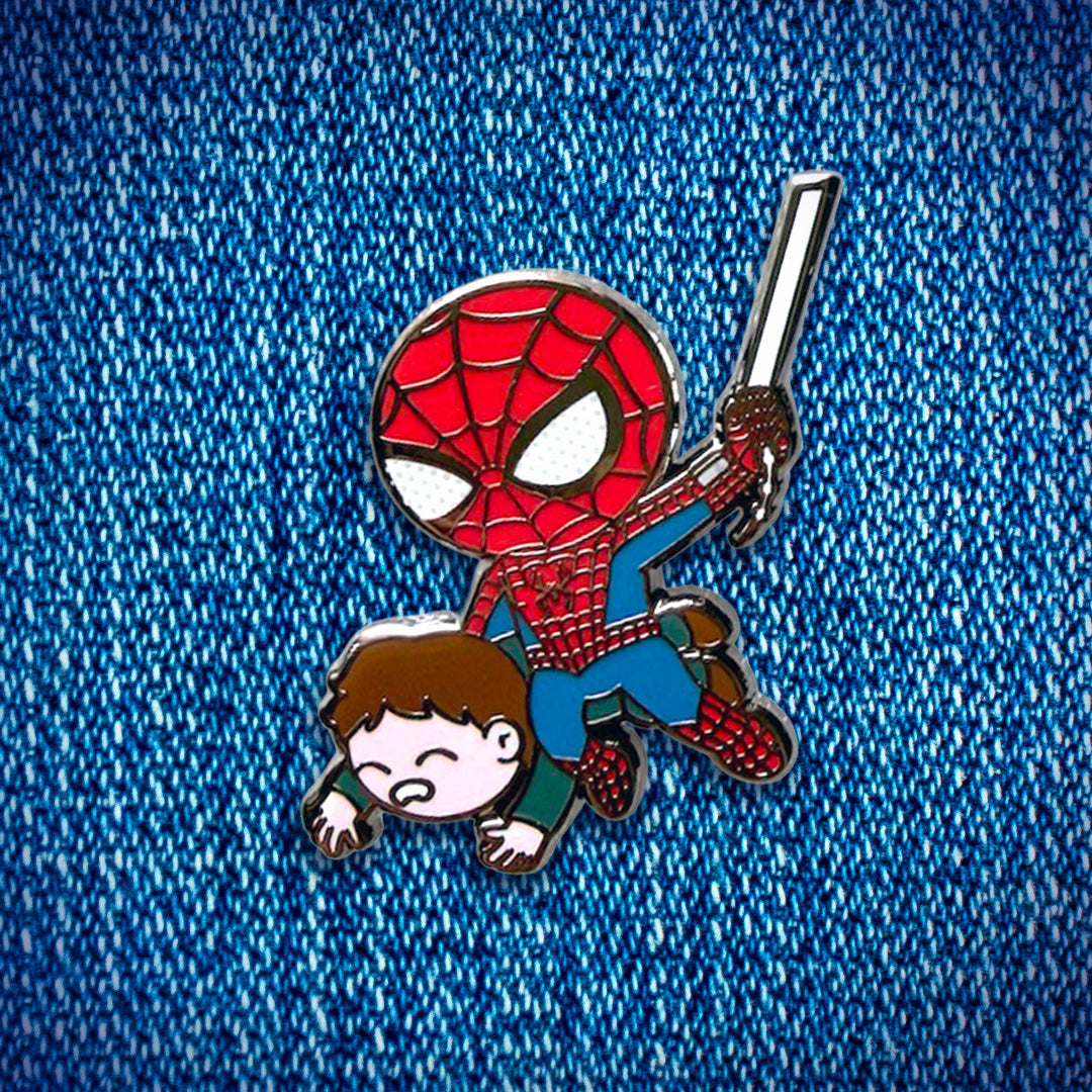 Crime Fighter Spider-Man Enamel Pin