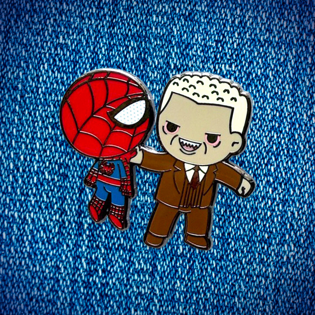 Spider-Man vs Tombstone Enamel Pin