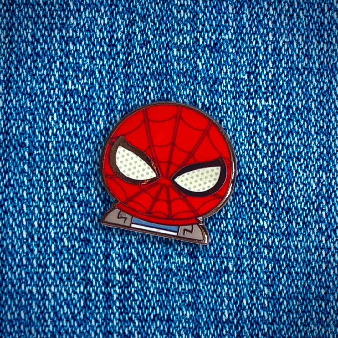 Spidey Mask Ned Leeds Enamel Pin
