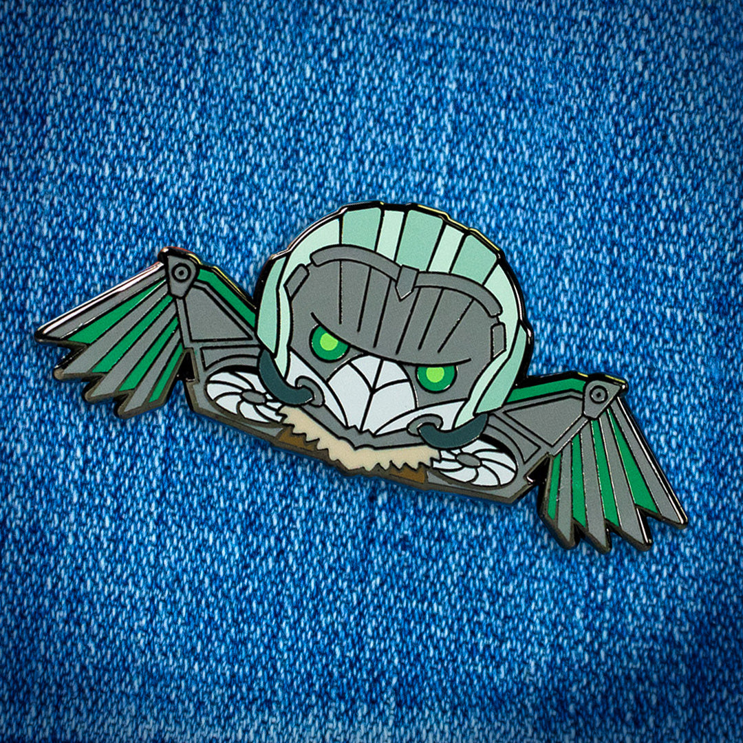 The Vulture Enamel Pin