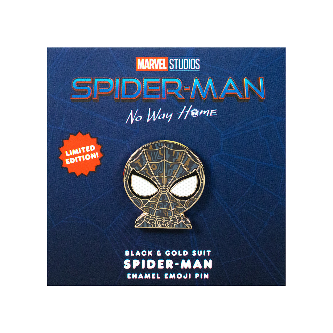 Black & Gold Suit Spider-Man Enamel Pin