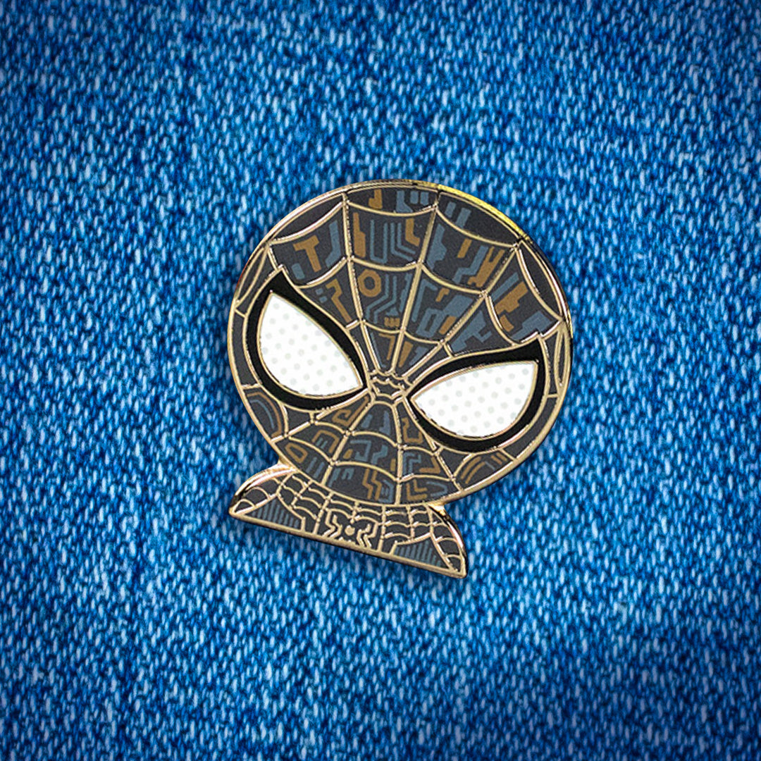 Black & Gold Suit Spider-Man Enamel Pin