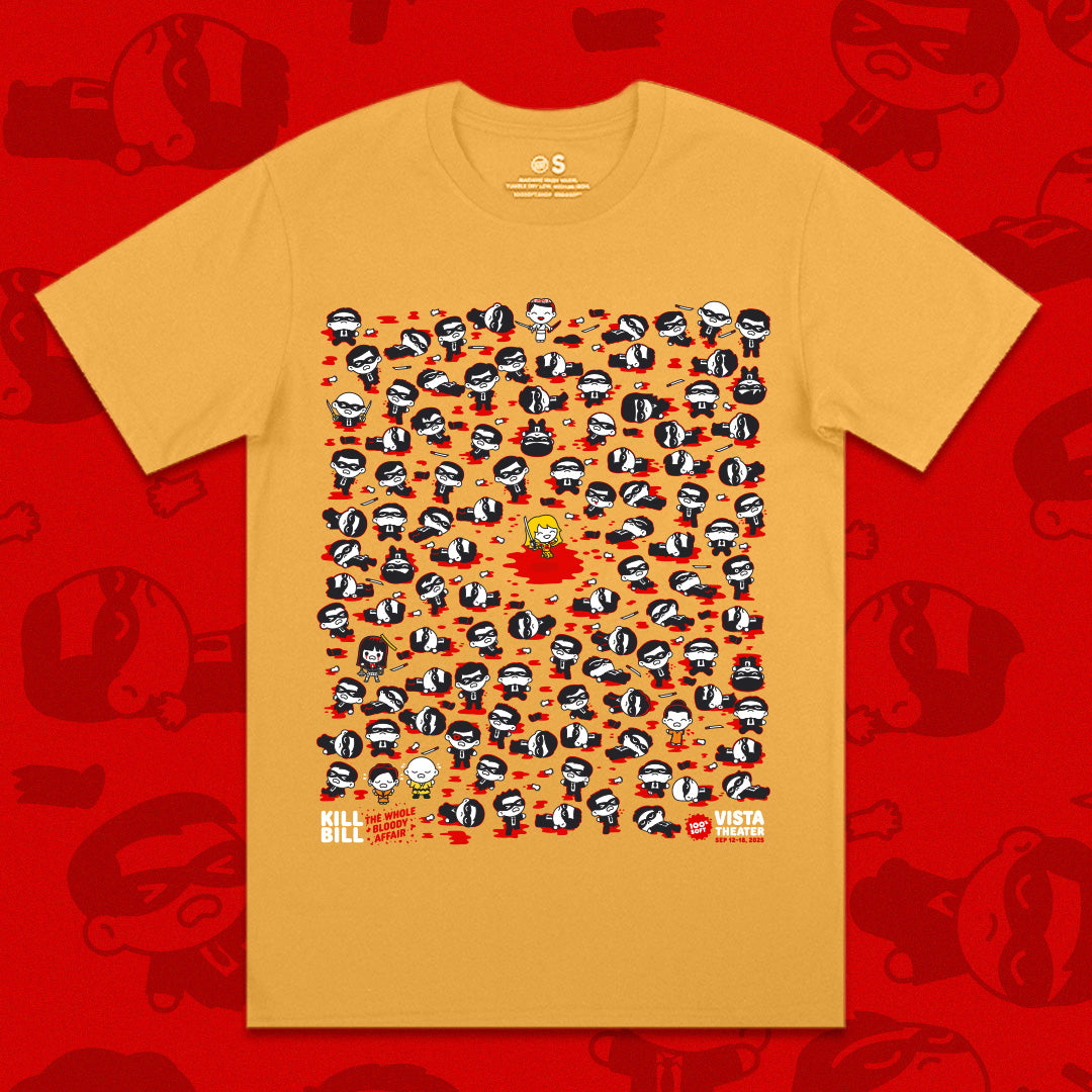 Kill Bill: The Whole Bloody Affair - Yellow Unisex Tee