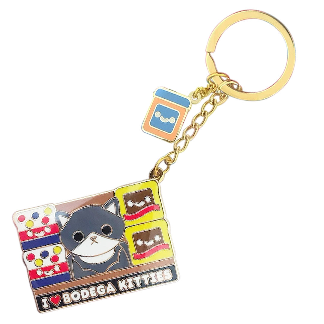 Bodega Kitties Enamel Keychain