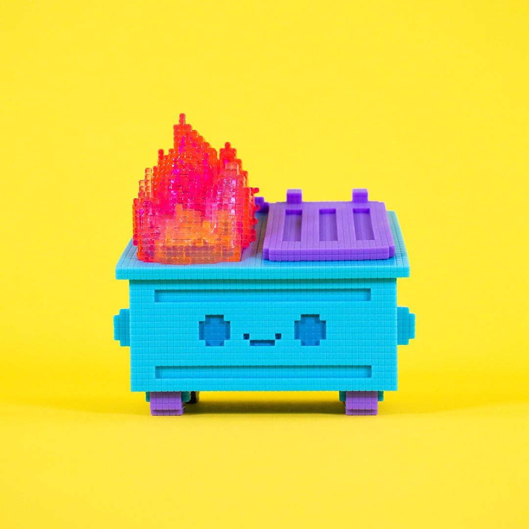 8-Bit Dreamy Dumpster Fire - Dreamy Edition