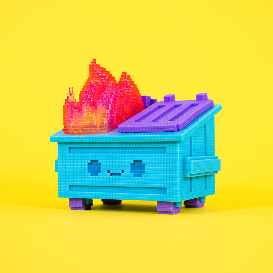 8-Bit Dreamy Dumpster Fire - Dreamy Edition