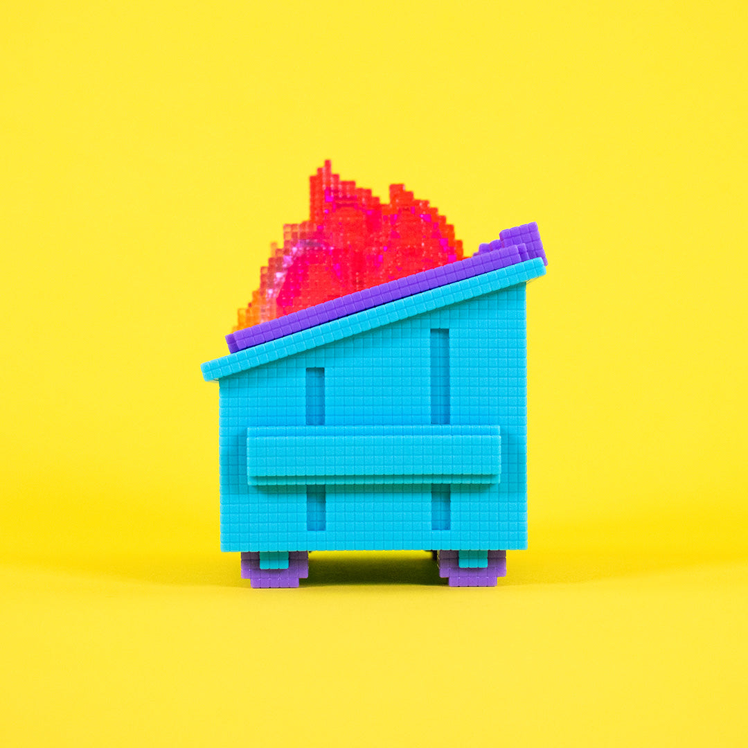 8-Bit Dreamy Dumpster Fire - Dreamy Edition