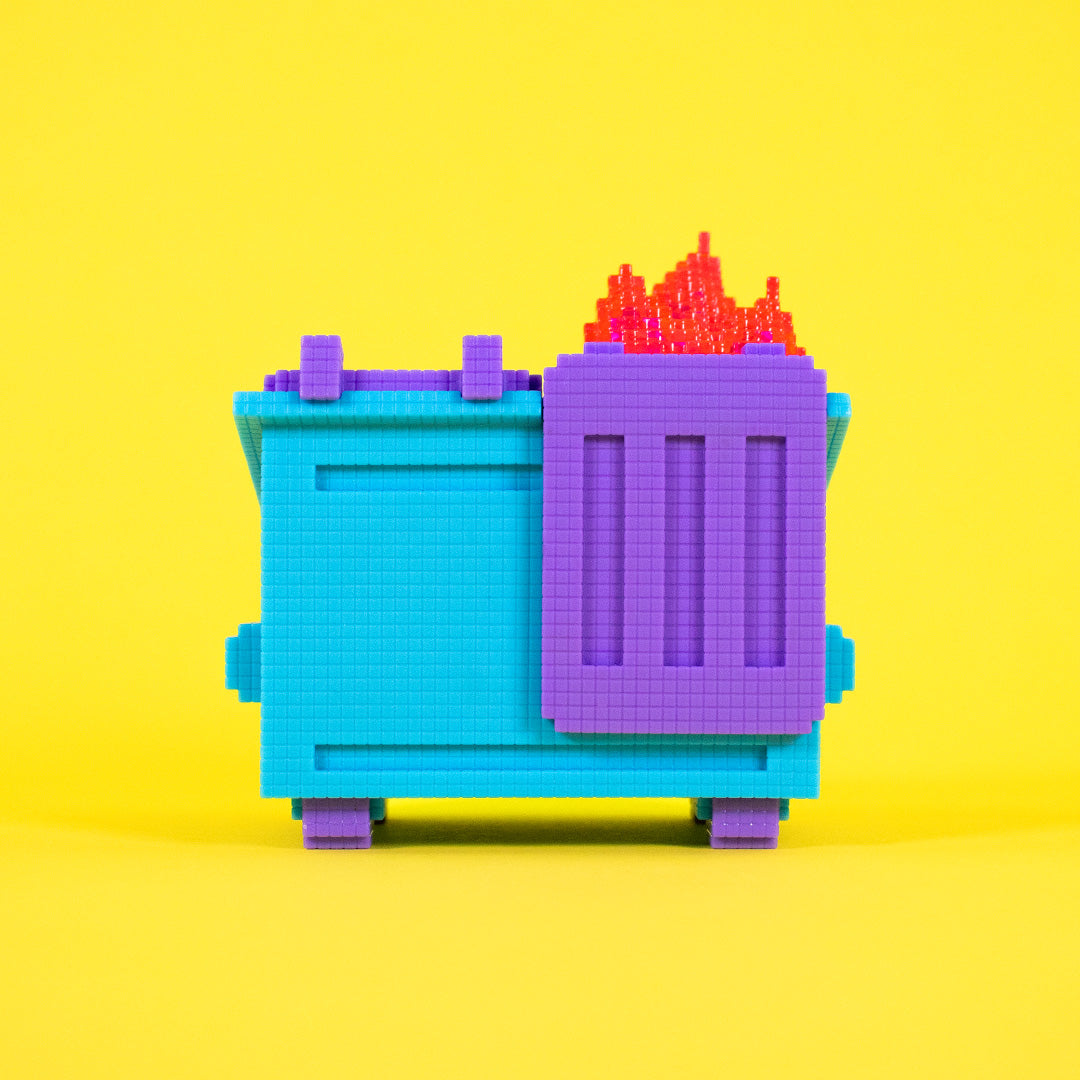 8-Bit Dreamy Dumpster Fire - Dreamy Edition