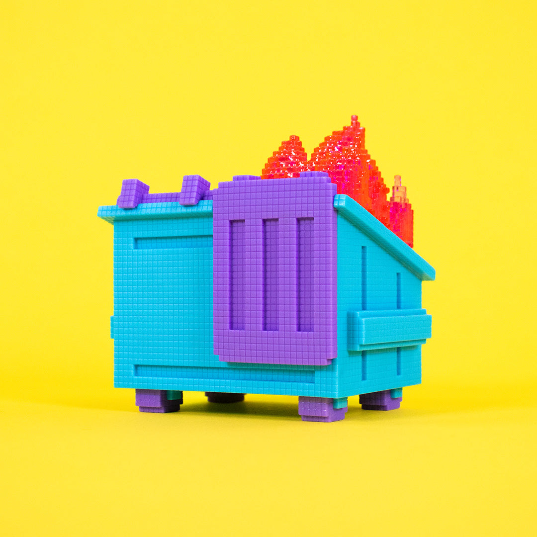 8-Bit Dreamy Dumpster Fire - Dreamy Edition