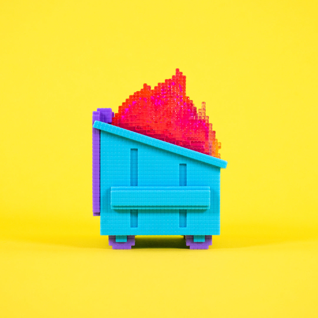 8-Bit Dreamy Dumpster Fire - Dreamy Edition