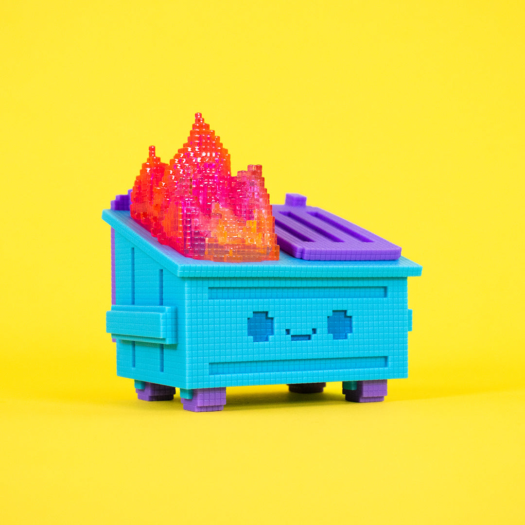 8-Bit Dreamy Dumpster Fire - Dreamy Edition